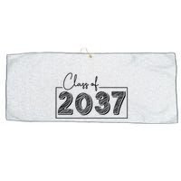 Class Of 2037 Grow With Me Large Microfiber Waffle Golf Towel