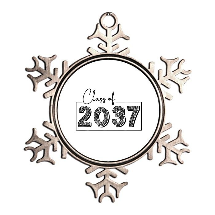 Class Of 2037 Grow With Me Metallic Star Ornament