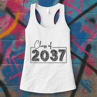 Class Of 2037 Grow With Me Womens Tank Top