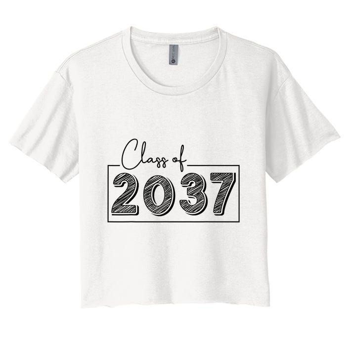 Class Of 2037 Grow With Me Crop Top