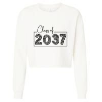 Class Of 2037 Grow With Me Cropped Pullover Crew
