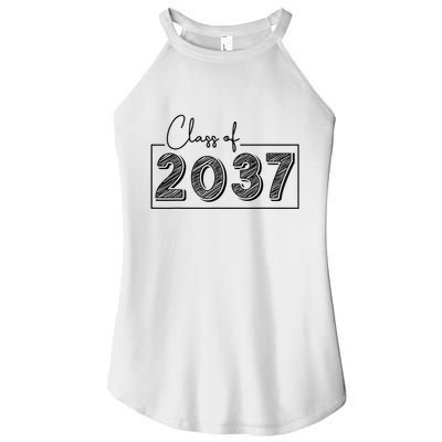 Class Of 2037 Grow With Me Women's Perfect Tri Rocker Tank