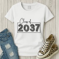 Class Of 2037 Grow With Me Womens T-Shirt