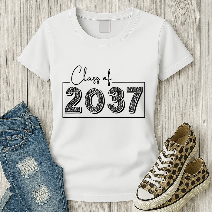 Class Of 2037 Grow With Me Womens T-Shirt