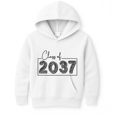 Class Of 2037 Grow With Me Kids Hoodie