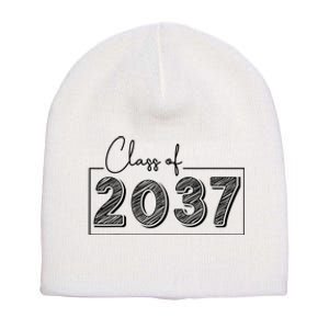 Class Of 2037 Grow With Me Short Acrylic Beanie