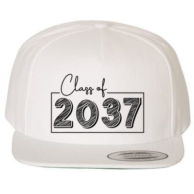 Class Of 2037 Grow With Me Wool Snapback Cap