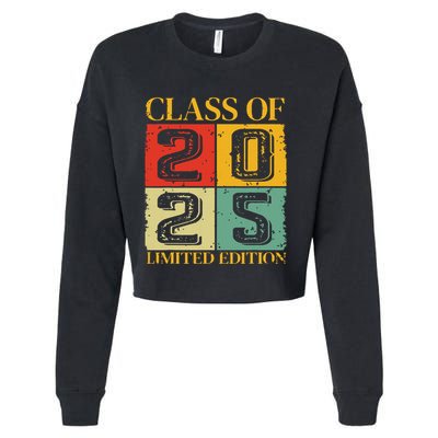 Class Of 2025 Cropped Pullover Crew