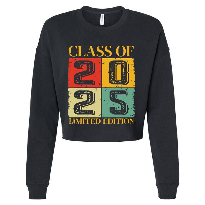 Class Of 2025 Cropped Pullover Crew