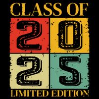 Class Of 2025 Cropped Pullover Crew