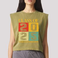 Class Of 2025 Garment-Dyed Women's Muscle Tee