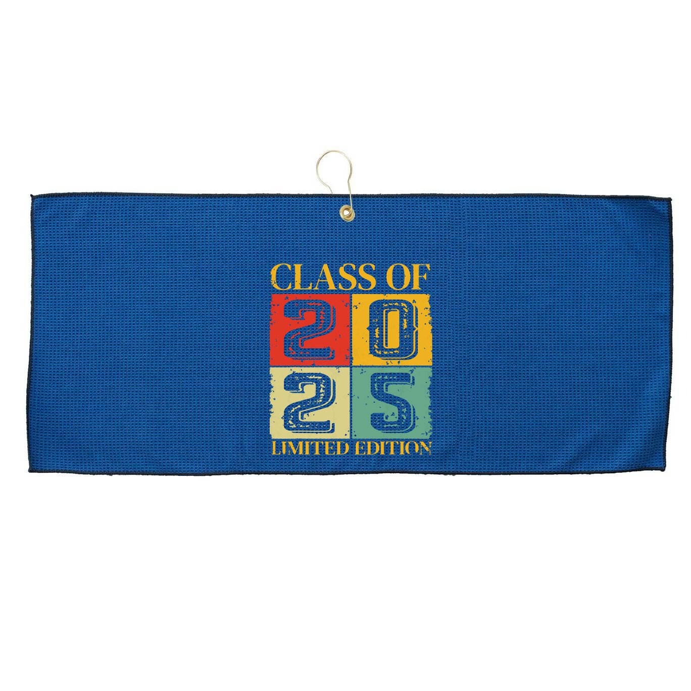 Class Of 2025 Large Microfiber Waffle Golf Towel