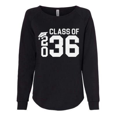 Class Of 2036 Grow With Me Kindergarten Back To School Womens California Wash Sweatshirt