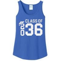 Class Of 2036 Grow With Me Kindergarten Back To School Ladies Essential Tank