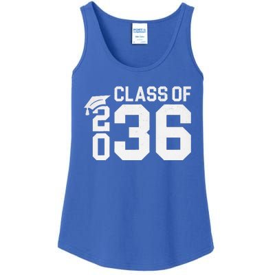 Class Of 2036 Grow With Me Kindergarten Back To School Ladies Essential Tank