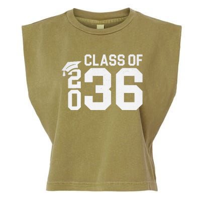 Class Of 2036 Grow With Me Kindergarten Back To School Garment-Dyed Women's Muscle Tee