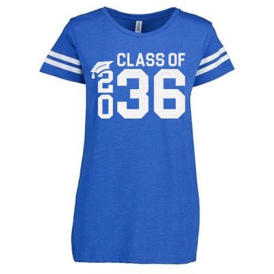 Class Of 2036 Grow With Me Kindergarten Back To School Enza Ladies Jersey Football T-Shirt