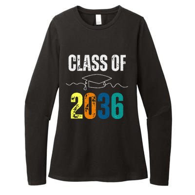 Class Of 2036 Grow With Me First Day Kindergarten Graduation Womens CVC Long Sleeve Shirt