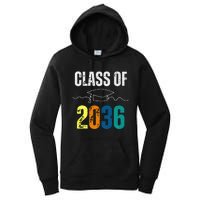 Class Of 2036 Grow With Me First Day Kindergarten Graduation Women's Pullover Hoodie