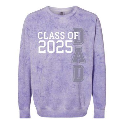 Class Of 2025 Dad Colorblast Crewneck Sweatshirt