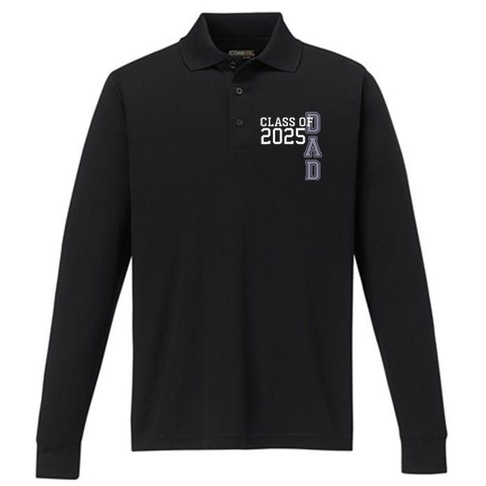 Class Of 2025 Dad Performance Long Sleeve Polo