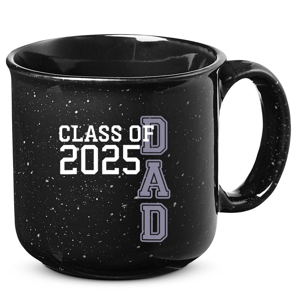 Class Of 2025 Dad 15oz Campfire Ceramic Mug
