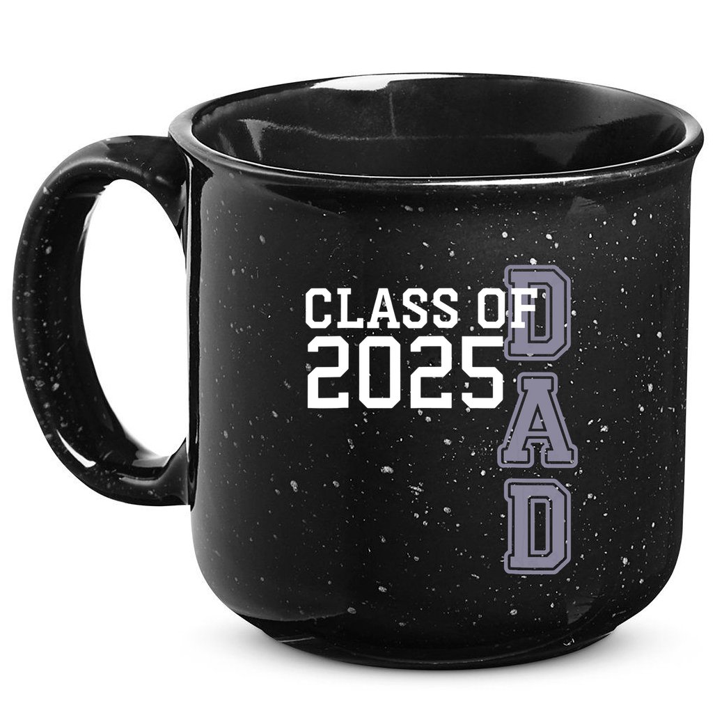 Class Of 2025 Dad 15oz Campfire Ceramic Mug