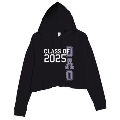 Class Of 2025 Dad Crop Fleece Hoodie
