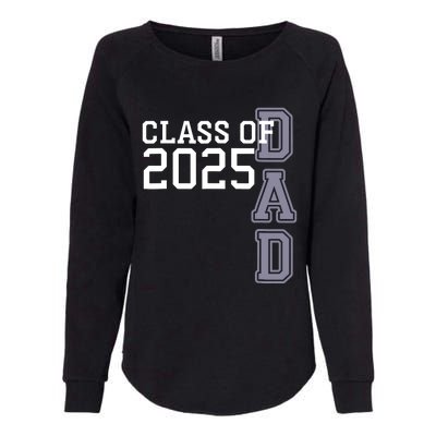 Class Of 2025 Dad Womens California Wash Sweatshirt