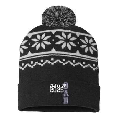 Class Of 2025 Dad USA-Made Snowflake Beanie