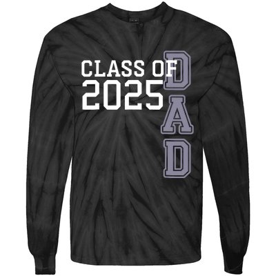 Class Of 2025 Dad Tie-Dye Long Sleeve Shirt