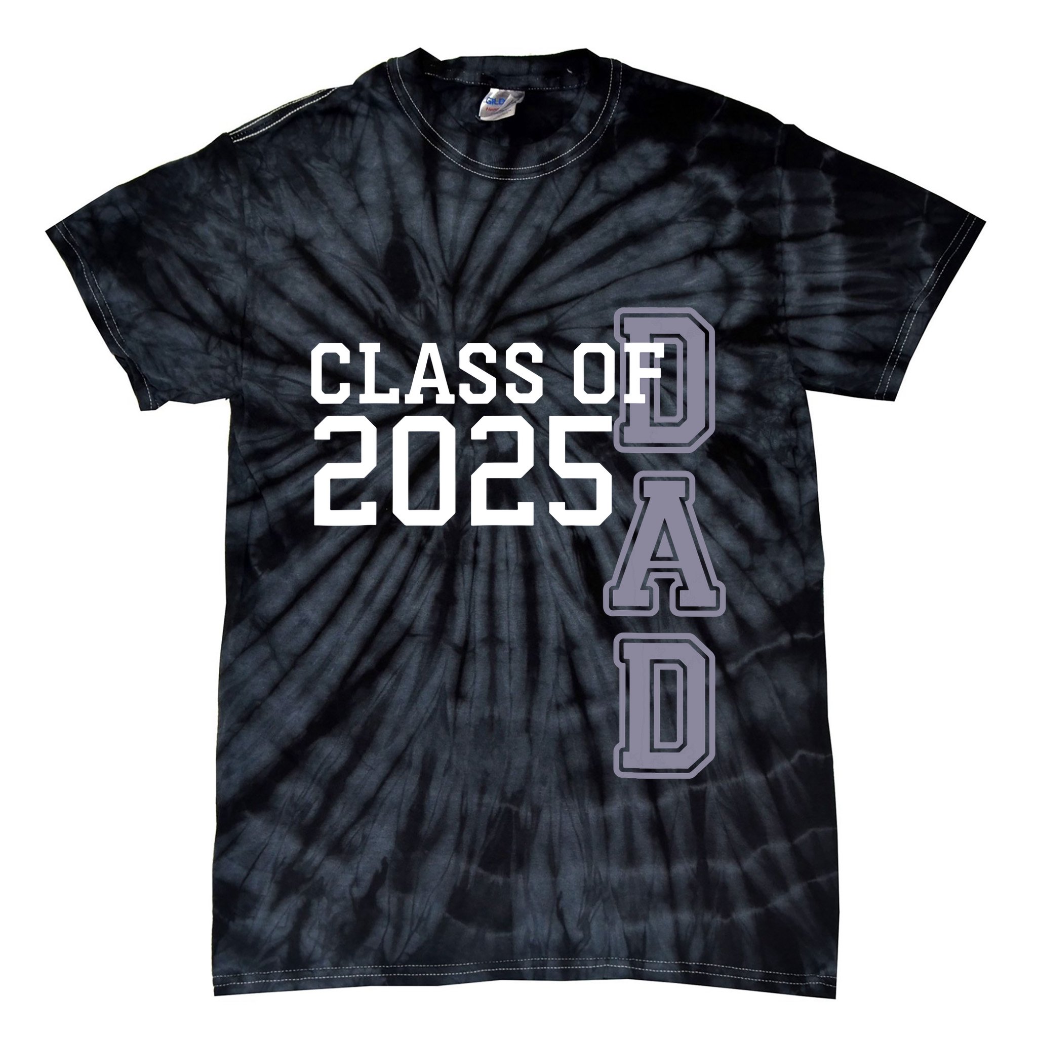 Class Of 2025 Dad Tie-Dye T-Shirt