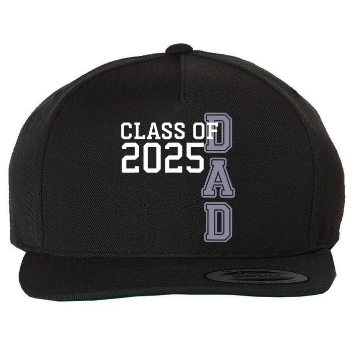 Class Of 2025 Dad Wool Snapback Cap