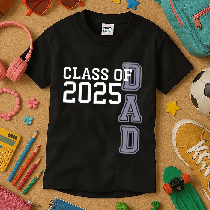Class Of 2025 Dad Kids T-Shirt