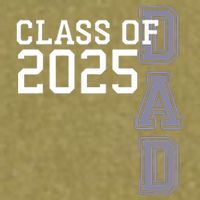 Class Of 2025 Dad Garment-Dyed Women's Muscle Tee