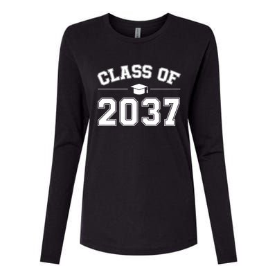 Class Of 2037 Grow With Me Womens Cotton Relaxed Long Sleeve T-Shirt