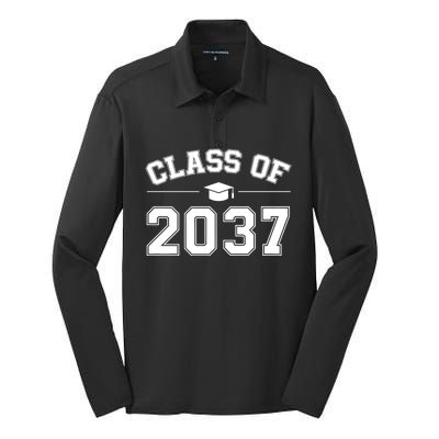 Class Of 2037 Grow With Me Silk Touch Performance Long Sleeve Polo