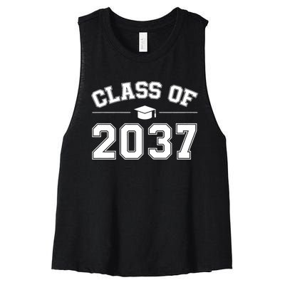 Class Of 2037 Grow With Me Women's Racerback Cropped Tank