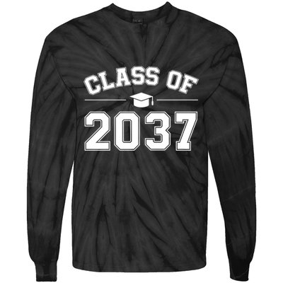 Class Of 2037 Grow With Me Tie-Dye Long Sleeve Shirt