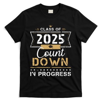 Class Of 2025 Count Down Vintage First Day Senior 25 Hoodie T-Shirt