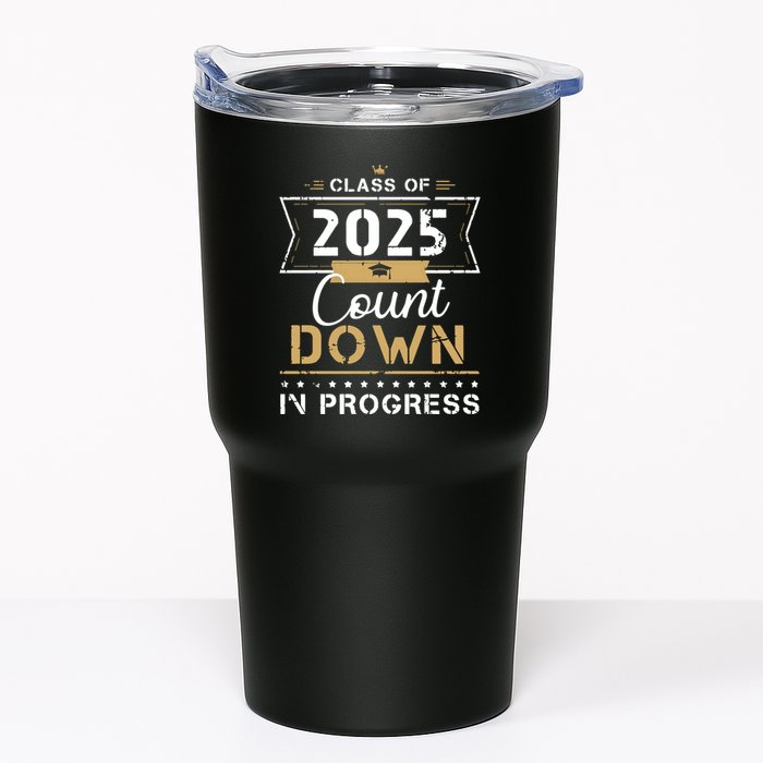Class Of 2025 Count Down Vintage First Day Senior 25 Hoodie Tumbler