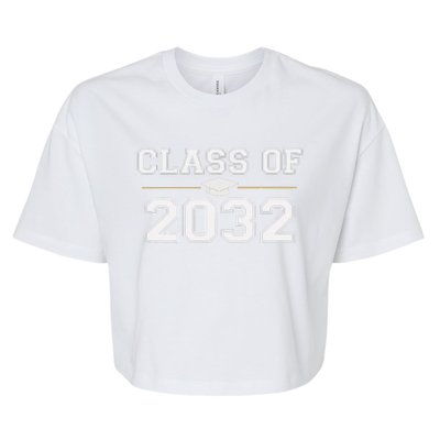 Class Of 2032 Grow With Me First Day Of School Bella+Canvas Jersey Crop Tee