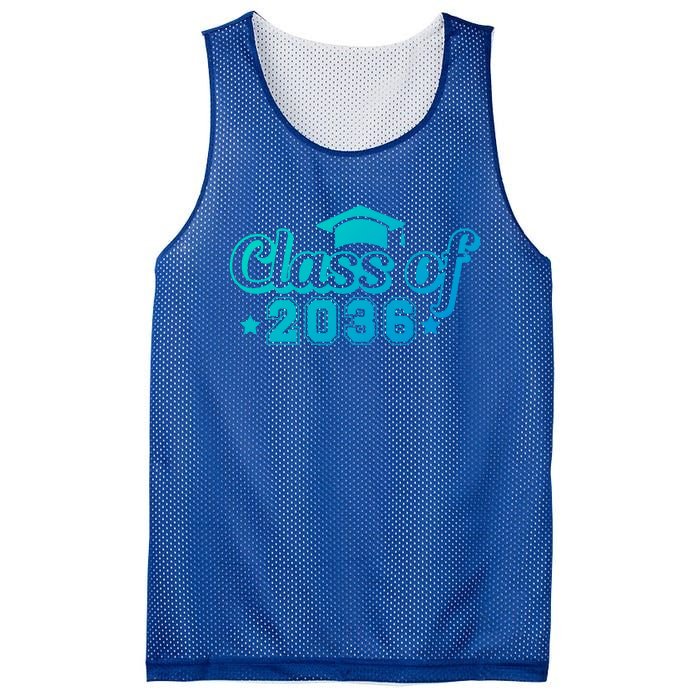 Class Of 2036 Grow With Me Gift First Day Of Kindergarten Gift Mesh Reversible Basketball Jersey Tank