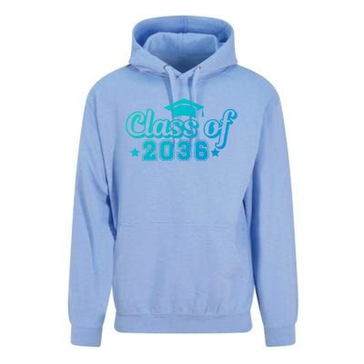 Class Of 2036 Grow With Me Gift First Day Of Kindergarten Gift Unisex Surf Hoodie