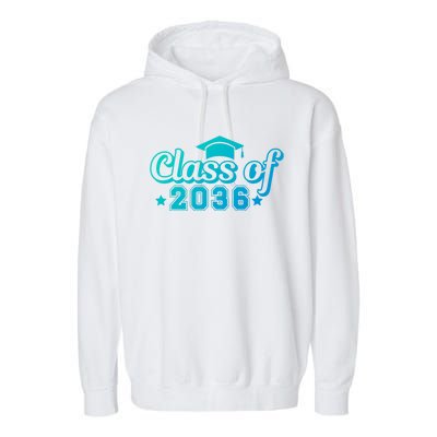 Class Of 2036 Grow With Me Gift First Day Of Kindergarten Gift Garment-Dyed Fleece Hoodie