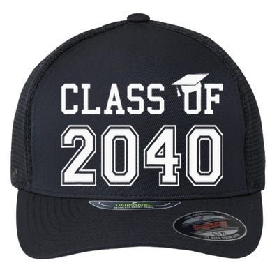 Class Of 2040 Graduation Hat Gift Future School Graduate Flexfit Unipanel Trucker Cap