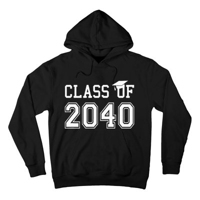 Class Of 2040 Graduation Hat Gift Future School Graduate Hoodie