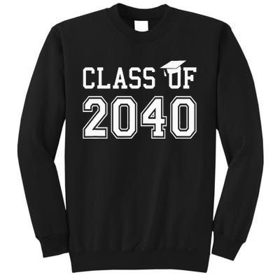 Class Of 2040 Graduation Hat Gift Future School Graduate Sweatshirt