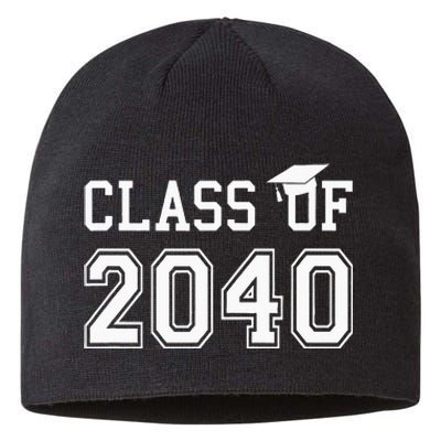 Class Of 2040 Graduation Hat Gift Future School Graduate Sustainable Beanie