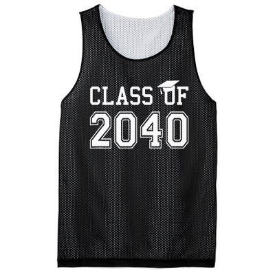 Class Of 2040 Graduation Hat Gift Future School Graduate Mesh Reversible Basketball Jersey Tank